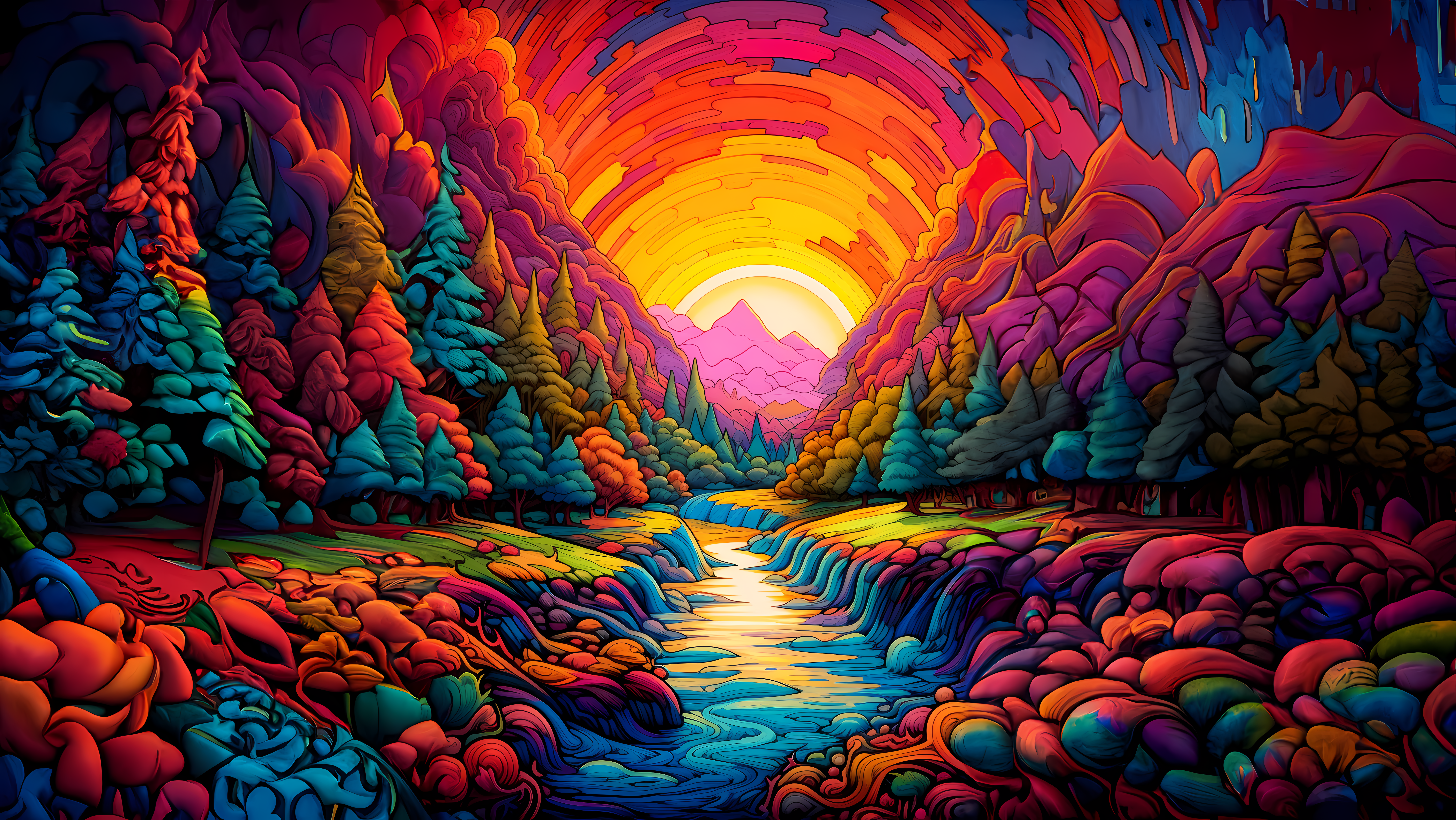 Creative digital artwork